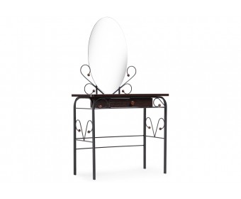 Туалетный столик Клео 3 черный / венге