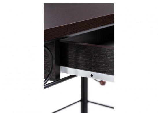 Туалетный столик Клео 3 черный / венге в Каменске-Уральском