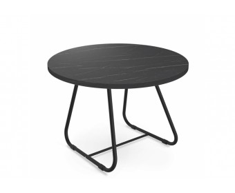 Журнальный стол Sheffilton SHT-S38/ЛДСП 60 Черный муар/камень пьетра гриджио черный