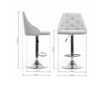 Барный стул Laguna blue velour