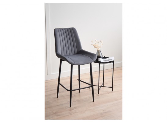Полубарный стул Седа темно-серый (zd 995) / черный в Каменске-Уральском