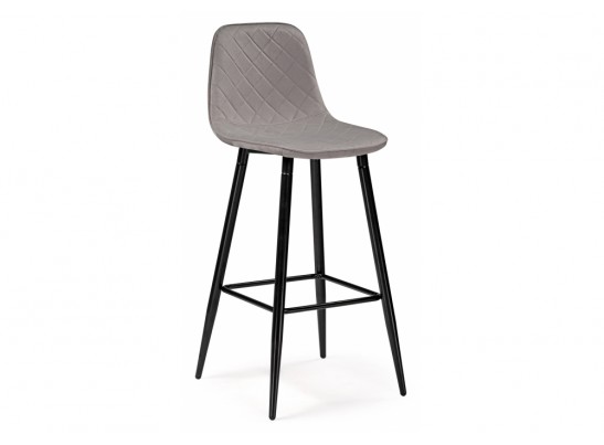 Барный стул Capri light gray / black в Каменске-Уральском