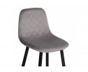 Барный стул Capri light gray / black в Каменске-Уральском
