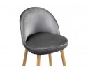 Барный стул Dodo 1 dark grey with edging / wood в Каменске-Уральском