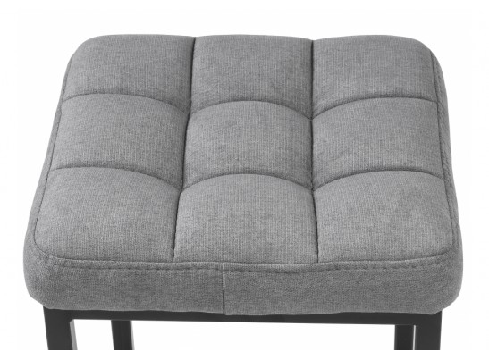 Барный стул Лофт ткань канди грей / черный матовый в Каменске-Уральском