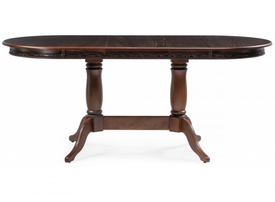 Деревянный стол Джил 140(180)х80х78 орех / коричневая патина в Каменске-Уральском