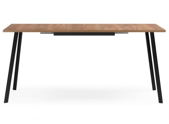 Деревянный стол Кортни 117 (157) x 77 дуб крафт золотой / черный матовый в Каменске-Уральском