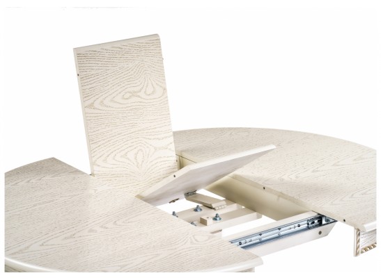 Деревянный стол Павия 100 крем / золотая патина в Каменске-Уральском