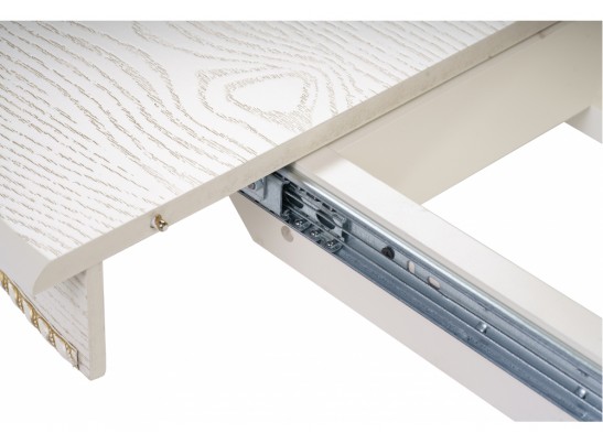 Деревянный стол Павия 100 крем / золотая патина в Каменске-Уральском