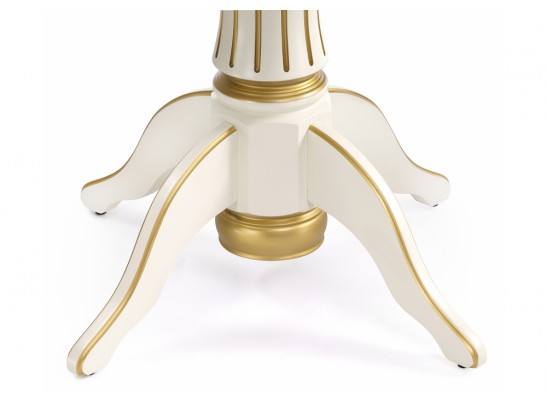 Деревянный стол Павия 100 крем / золотая патина в Каменске-Уральском