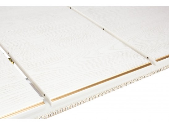 Деревянный стол Romeo 130(170)х85х75 молочный / патина золото в Каменске-Уральском