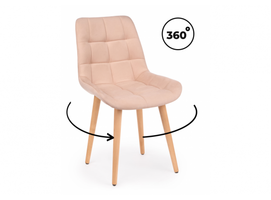 Деревянный стул Челси 360 бежевый (zd 210) / светлое дерево в Каменске-Уральском