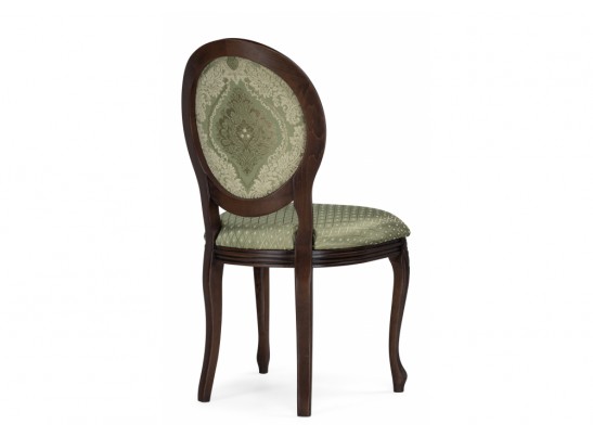 Деревянный стул Инои ткань soprano nefrit / ромб / миланский орех старение в Каменске-Уральском