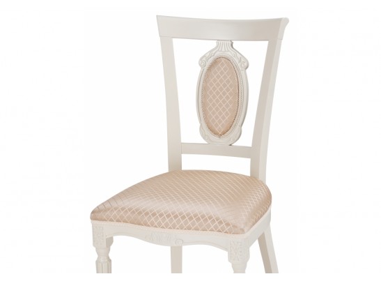 Деревянный стул Лино молочный / ромб 02 в Каменске-Уральском