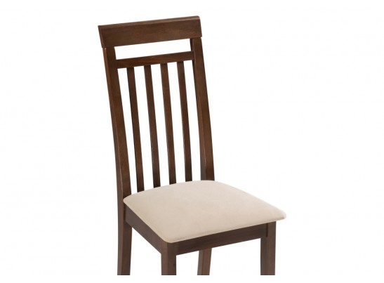 Деревянный стул Лорнис сливочный раф / темный орех в Каменске-Уральском