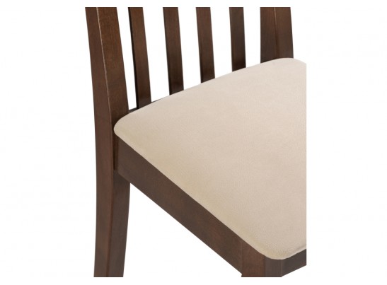 Деревянный стул Лорнис сливочный раф / темный орех в Каменске-Уральском