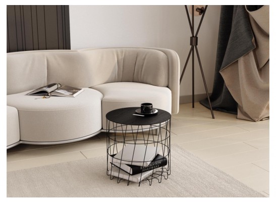 Журнальный столик Sheffilton SHT-CT41 сонора / черный муар в Каменске-Уральском