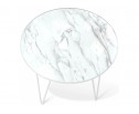 Кофейный столик SHT-CT27 белый мрамор / белый муар в Каменске-Уральском