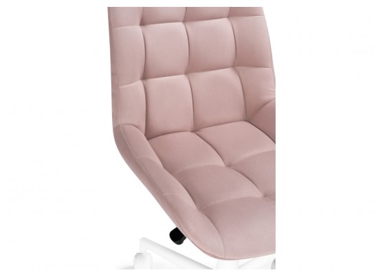 Компьютерное кресло Честер розовый / белый в Каменске-Уральском