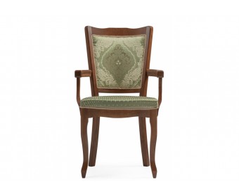 Кресло Холгри ткань soprano nefrit / ромб / миланский орех