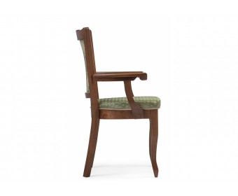 Кресло Холгри ткань soprano nefrit / ромб / миланский орех