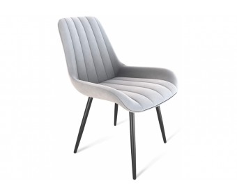 Кресло SHT-ST37/S95-1 серое облако / черный муар