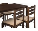 Обеденная группа Starter (стол и 4 стула) oak / beige в Каменске-Уральском