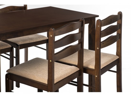 Обеденная группа Starter (стол и 4 стула) oak / beige в Каменске-Уральском