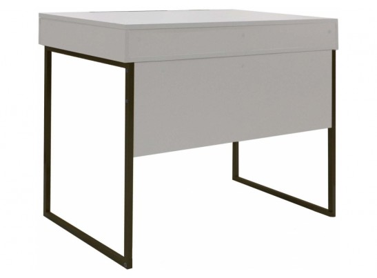 Письменный стол Аделина-4 кашемир / черный в Каменске-Уральском