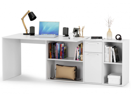 Письменный стол Лайт 03.245F белый гладкий 101 в Каменске-Уральском