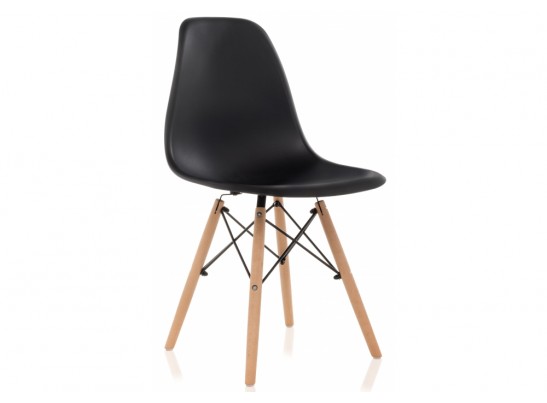 Пластиковый стул Eames PC-015 черный в Каменске-Уральском