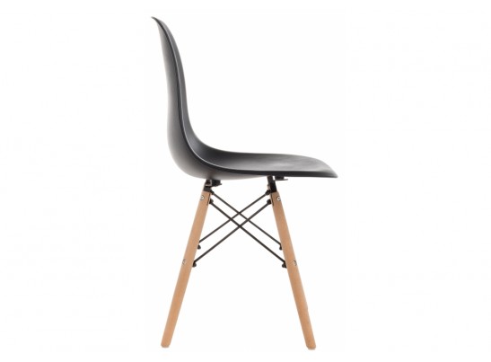 Пластиковый стул Eames PC-015 черный в Каменске-Уральском