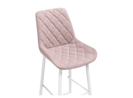 Полубарный стул Баодин К Б/К розовый / белый в Каменске-Уральском