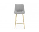Полубарный стул Дани Мини светло-серый (zd 960) / золотой в Каменске-Уральском