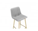 Полубарный стул Дани Мини светло-серый (zd 960) / золотой в Каменске-Уральском