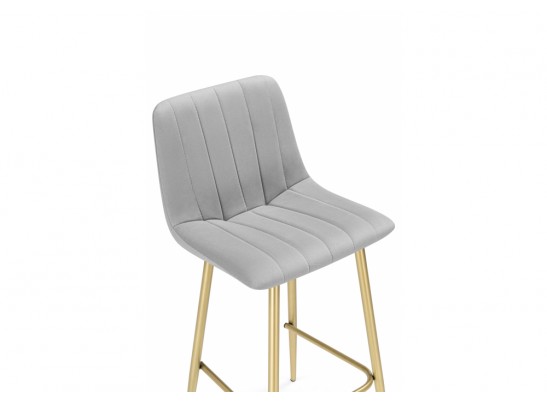 Полубарный стул Дани Мини светло-серый (zd 960) / золотой в Каменске-Уральском