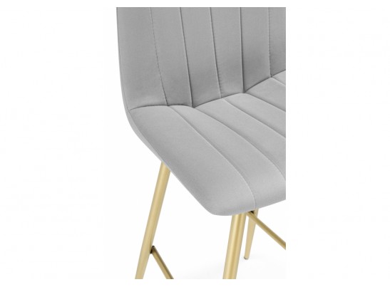 Полубарный стул Дани Мини светло-серый (zd 960) / золотой в Каменске-Уральском
