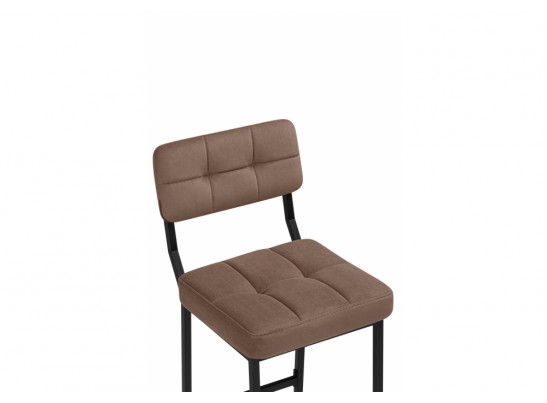 Полубарный стул Ларс selfie cocoa / черный в Каменске-Уральском