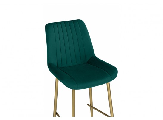 Полубарный стул Седа зеленый (zd 667) / золотой
