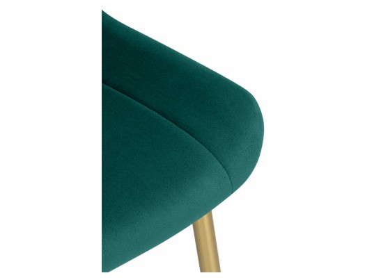 Полубарный стул Седа зеленый (zd 667) / золотой