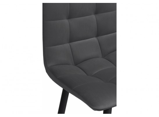 Полубарный стул Симпл темно-серый / черный в Каменске-Уральском