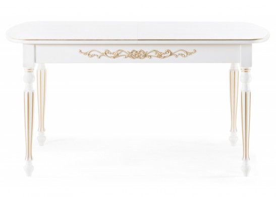Стол Бевье молочный / золото в Каменске-Уральском