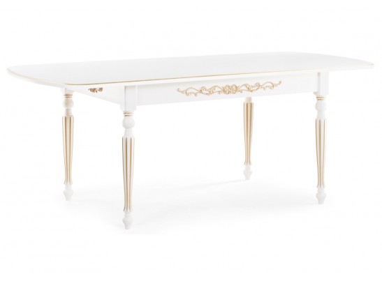 Стол Бевье молочный / золото в Каменске-Уральском
