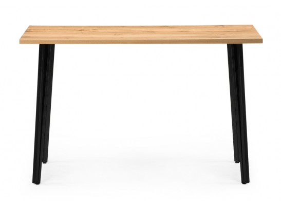 Стол Денвер Лофт 120х60х75 25 мм дуб вотан / черный матовый в Каменске-Уральском