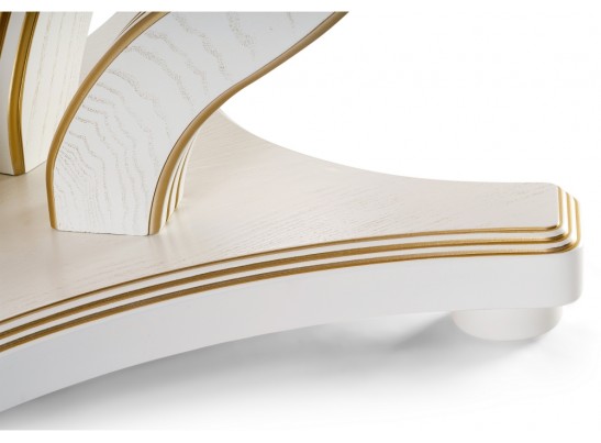 Стол Дорсет молочный / золото в Каменске-Уральском