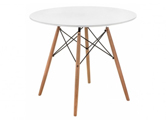 Стол Table 80х72 white / wood в Каменске-Уральском