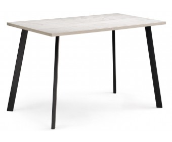 Стол Тринити Лофт 140x80x75 25 мм юта / черный матовый