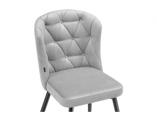 Стул на металлокаркасе Алиссум velutto 52 / черный в Каменске-Уральском