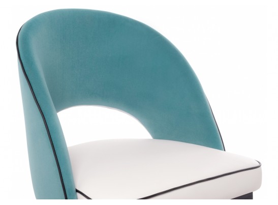 Стул на металлокаркасе Bard white / green в Каменске-Уральском