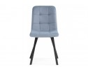 Стул на металлокаркасе Bruk light blue / black в Каменске-Уральском